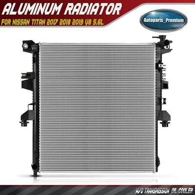 Radiador sin transmisión enfriador de aceite para Nissan TITAN 2017 2018 2019 V8 5,6 L Foto 1 de 4