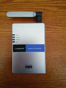 Linksys Wireless-G Print Server Model Number WPS54G - Picture 1 of 4