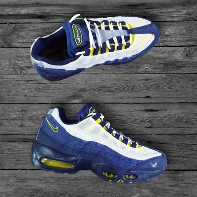 Nike SB Koston Air Max 95 Shoes / Obsidian-Speed Yellow ( HQ8492-400) SHIPS FAST - Image 1 of 4