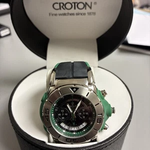 Croton CC311248 Chronomaster Wristwatch Green - Picture 1 of 5