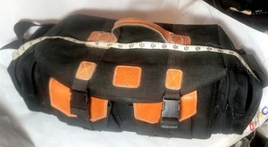 Professional Camera Bag Quantaray Camera Leather & Canvas  Large Size24 x 11 x 9 - Picture 1 of 18