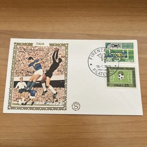 BUSTA PRIMO GIORNO FDC COLLEZIONE 75ANN. FEDERAZIONE ITALIANA GIOCO CALCIO - Imagen 1 de 2