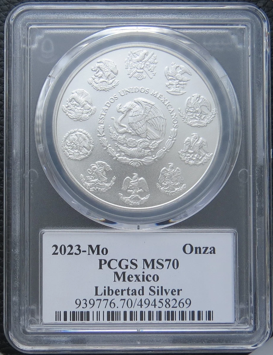 最高鑑定 2023年 メキシコ PCGS MS70 リベルタード リベルタッド 最高