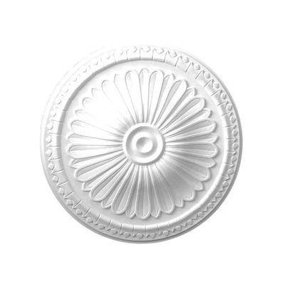 Medallón de techo de poliuretano floral gótico de 15 pulgadas x 1-3/4 pulgadas paquete individual Foto 1 de 4