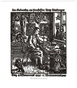 FRITZ CERNAJSEK: in memoriam Max Kislinger 1983 - Imagen 1 de 1