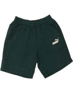 PUMA Mens Graphic Sport Shorts Medium Green Cotton CU51 - Picture 1 of 3