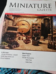 Miniature Gazette Magazine  Sept/Oct 2021.  NAME OFFICIAL MAGazine Vol 50 No1.  - Picture 1 of 7