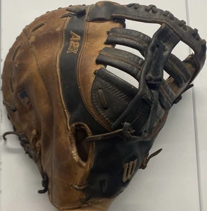Wilson A2K First Base Mitt RHT 12” Pro-Stock Select Brown Black Glove Model 2800 - Picture 1 of 8