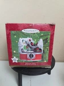 Hallmark Keepsake 2000 Millennium Express Luce Movimento Suono Ornamento Magia - Foto 1 di 5