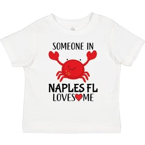 Inktastic Someone In Naples Florida Loves Me Toddler T-Shirt Trip Fl Child Kid - Picture 1 of 8