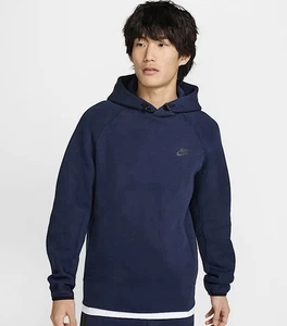 Nike Sportswear Men’s Tech Fleece Pullover Hoodie Obsidian Blue FB8016-451 Sz XS - Picture 1 of 6