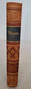 1817 Halbledergebunden Deutsches Gedichtband - Ludwig Uhland II - Bild 1 von 21