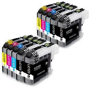 Druckerpatronen Kompatibel Brother LC123 XL MFC-J4410DW DCP-J4110DW MFC-J6520DW - Bild 1 von 10