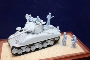 Peddinghaus3 D Stampa 1/87 87F039 US Serbatoio Equipaggio Beim Tankmen - Foto 1 di 1