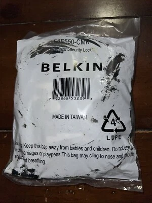 BELKIN NOTEBOOK SECURITY LOCK F8E550-CMK NEW  - Image 1 of 2