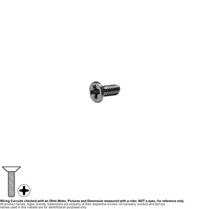 Schraubenmaschine flach metrisch M2 5 mm Kreuzschlitz Stahl Zink M2-0,4x5 90° 100 Stück - Bild 1 von 3
