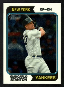 Giancarlo Stanton 2023 Topps Heritage #81 Chrome SP 938/999 New York Yankees - Picture 1 of 2