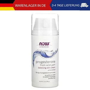 NOW Foods, Solutions, Progesterone from Wild Yam, ausgleichende Hautcreme mit Pr - Bild 1 von 6