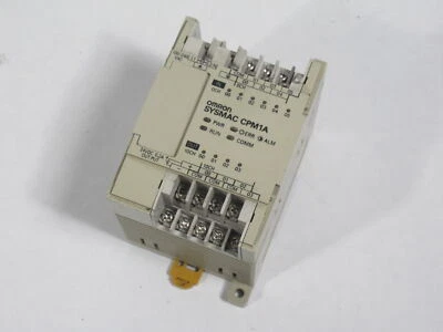 Omron CPM1A-10CDR-A Programmable Controller 24VDC 5/12mA *MISSING COVERS* USED - Image 1 of 3