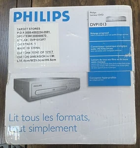 Reproductor de DVD Philips DVP1013 diseño ultra delgado - Imagen 1 de 4