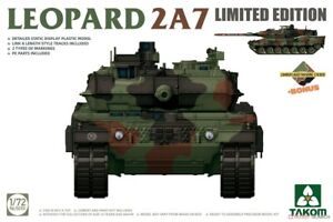 Takom 5011X 1/72 Leopard 2A7 z arkuszem maski kamuflażowej limitowana edycja model zestaw