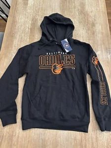 Baltimore Orioles Hoodie Sweatshirt Men’s size Small Black Fanatics - Picture 1 of 6