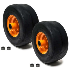 2PK Flat Free Wheel Assembly for Scag 9278 483050 482504 13 x 6.50-6 13x6.5x6 - Picture 1 of 4