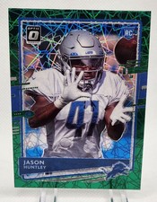 🏈JASON HUNTLEY ROOKIE GREEN VELOCITY PRIZM 2020 Optic Lions Steelers Card🏈