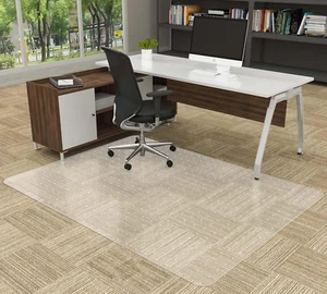 Large Office Chair Mat for Carpeted Floors - 46" X 72" Clear Floor Mat for Offic - Picture 1 of 7