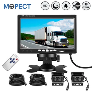 Telecamera posteriore impermeabile MOPECT 2 IP68 con monitor HD colorato 7 pollici BUS RV CAMION - Foto 1 di 14