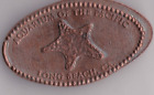 Elongated Souvenir Penny: AQUARIUM OF THE PACIFIC LONG BEACH,CA L3  Z/R  379