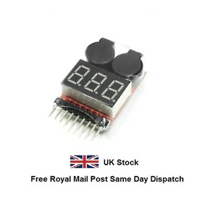 RC Li-poly Battery Low Voltage Alarm Buzzer Indicator Checker Tester - Picture 1 of 2