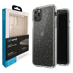Speck® Presidio Stay Clear+ Tough Case Cover for iPhone 11 Pro Max, Glitter - Picture 1 of 11