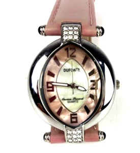 Reloj Dufonte by Lucien Piccard 727039PK Rosa Cristales WR - Batería Nueva Funcionando - Imagen 1 de 7