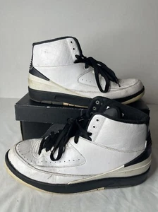 Herren Größe 10,5 Nike Air Jordan 2 II Retro 2015 Wing It 834272-103 weiß schwarz Schuh - Bild 1 von 6