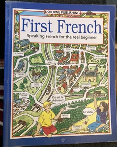 Vtg Usborne Publishing First French Speaking French for the Real Beginner 1993 - Picture 1 of 3