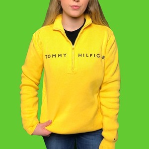 tommy jeans yellow sweater