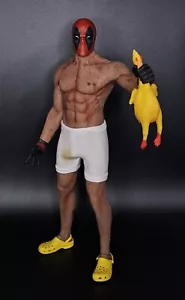 Personalizado Deadpool 1/6 12" Desnudo Chocking Chicken 🐔 X-Men Nuevos Mutantes DP3 Wolverine - Imagen 1 de 9