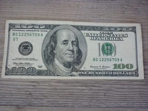 VINTAGE SERIES 1999 $100 DOLLAR FEDERAL RESERVE NOTE - Picture 1 of 2