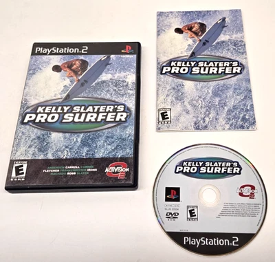 Kelly Slater's Pro Surfer (Sony PlayStation 2, 2002) в коробке с регистрационной карточкой - Изображение 1 из 3