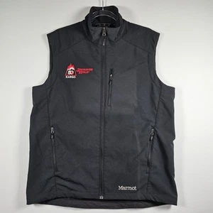 Marmot Approach Vest Black Outdoors M3 Soft Shell Water Repellent Large - Picture 1 of 24