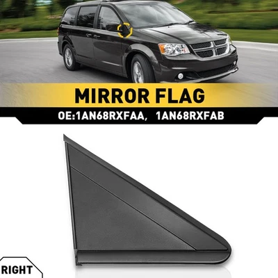 Espejo retrovisor lateral derecho bandera para apliques Dodge Ram 2012-2015/2008-2020 Grand Caravan Foto 1 de 4
