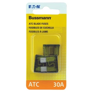 Bussmann BP/ATC-30-RP 30A 32V ATC Hoja Transparente Fusible de Acción Rápida (Paquete de 5) - Imagen 1 de 1