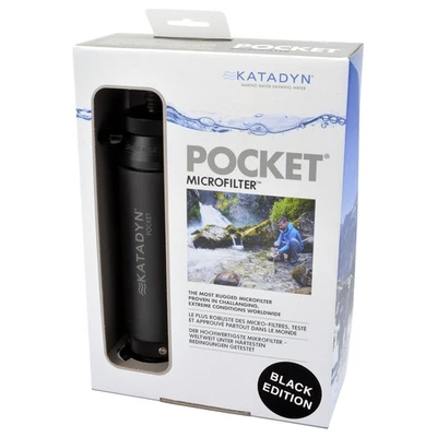 Katadyn Pocket Black Edition Nero Filtro Acqua Outdoor Microfiltro Sopravvivenza - Immagine 1 di 4
