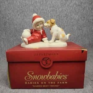 Vintage Department 56 Snowbabies Babys Best Friend Figur mit Box 56.67525 - Bild 1 von 4