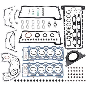 Engine Full Set Gasket Seals Kit for BMW E60 E61 E63 E64 E65 E66 E53 E70 4.8L - Picture 1 of 15