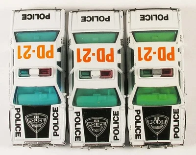 FORD LTD POLICE CAR MATCHBOX 51 3 GLASS COLOUR VARIATIONS THAILAND CAA — 第 1/4 张图片