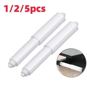 1/2/5X Toilet Roll Holder Insert Bathroom Washroom Fitting Spindle Spring Loaded - Picture 1 of 16