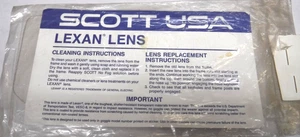 SCOTT USA  REPLACEMENT CLEAR 109 LEXAN LENS 556061 W41-74G - Picture 1 of 3