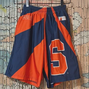FIT2WIN SYRACUSE Orange Otto 'Cuse Training Shorts, Orange/Blue, Small - Picture 1 of 14